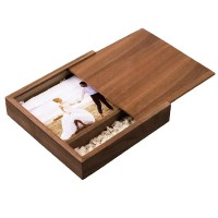 Woodenrry Walnut Wooden Storage Box – Elegant Handmade Keepsake Box for Jewelry, Watches, Trinkets & Memorabilia – Durable Wood Organizer with Smooth Finish